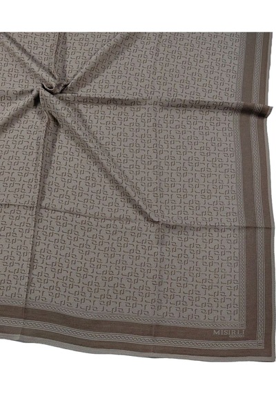 Mim Eşarp Mısırlı Eşarpları Siena Eşarp 100x100 Cm Kahve