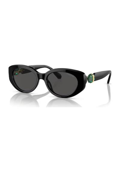 Swarovski Sk6002 100187 53 Kadın Güneş Gözlüğü Koyu Gri