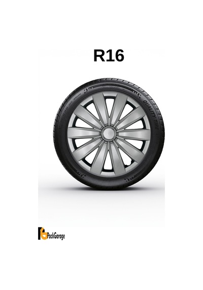 Honda Crx 16'' İnç Jant Kapağı 4 Adet Gri G117