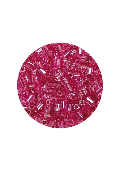 Kesme Cam Boncuk 2mm - 60 Gram - Şeffaf Pembe - Bnc382