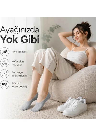 Elitse Erkek Geri Dönüşüm İplikli 12 Li Görünmez Sneaker Çorap, İnce Dikişli, Nefes Alan Yazlık Babet Çorabı, Kaymaz Topuklu Siyah Gri Beyaz Çok Renkli 12'li Elitse Erkek Geri Dönüşüm İplikli 12 Li Görünmez Sneaker Çorap, İnce Dikişli, Nefes Alan Yazlık Babet Çorabı, Kaymaz Topuklu Siyah Gri Beyaz Çok Renkli 12'li