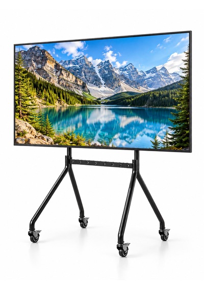 Dark Dk-ac-vs03 65"-120" 100kg Tekerlekli Profesyonel Tv Standı Yükseklik Ayarlı Vesa 1100x600