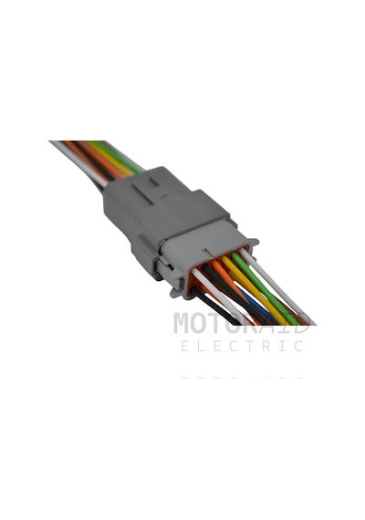 Deutsch Soket 12 Pin Kablolu Erkek Dişi Konnektör Takımı Araç Elektrik Bağlantı