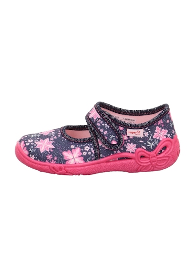 Superfit Belinda Kız Çocuk Ev Kreş Ayakkabısı Çiçek Desenli - Lacivert Pembe 800288-8100 Lacivert - Pembe Superfit Belinda Kız Çocuk Ev Kreş Ayakkabısı Çiçek Desenli - Lacivert Pembe 800288-8100 Lacivert - Pembe