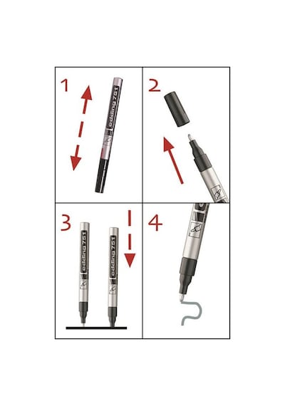 Edding 750 Mavi Marker Kalem