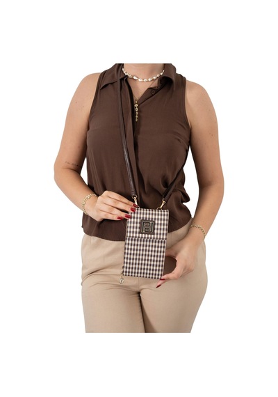 Portföy Çantası Kadın Silver Polo 1145-45710 Sılver Polo Bayan Portföy M191 Kahve Sarı-mat Kahve Çok Renkli