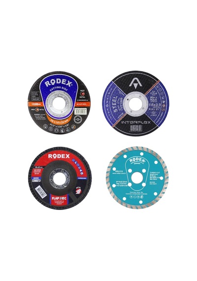 18 Parça Spiral Taşlama Cırt Zımpara Inox Metal Kesici Flap Disk