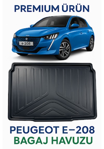 Peugeot E 208 Elektrikli 2021+ Bagaj Havuzu