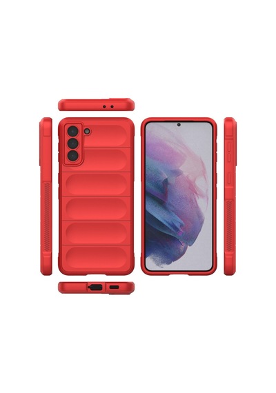 Galaxy Uyumlu S22 Plus Kılıf Optimum Silikon - Kırmızı Çok Renkli