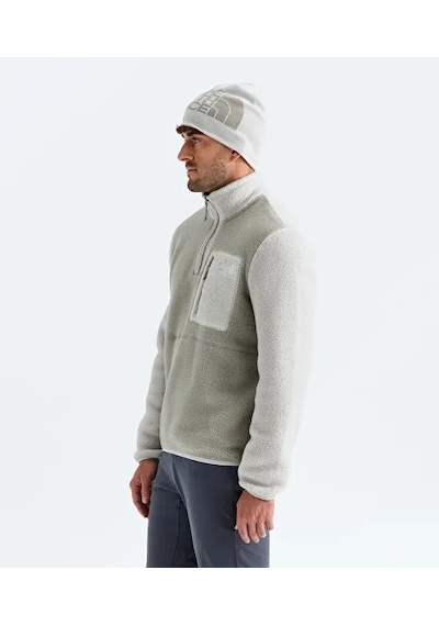 The North Face Yumiori 1/4 Boy Fermuarlı Erkek Polar Sweatshirt Nf0a883ssm41 Taş