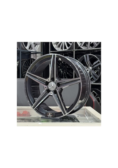 19 İnç 5x112 Titan Diamond Ön Arka Mercedes C180 C200 Amg Jant Modeli 4adet