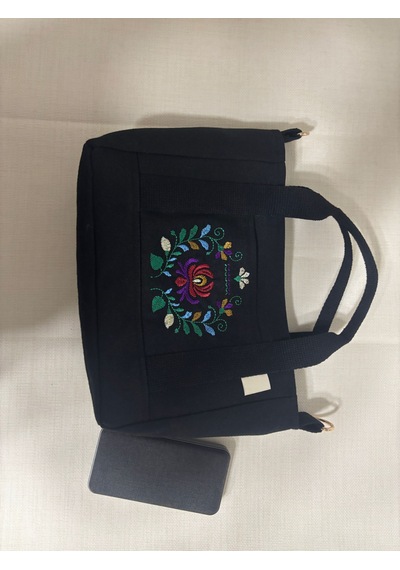 Lumya Atelier Lalezar Nakışlı Çanta Siyah