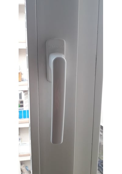 Pimapen Marka Beyaz  PVC Pencere Kolu Alüminyum Kol