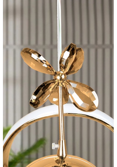 Clasy Model Gold Kaplama 3 Renk Metal Salon Mutfak Oturma Yatak Odası Modern Led Sarkıt Avize Gold