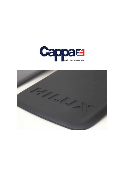 Cappafe Hilux Paçalık Tozluk Set 2 Parça Bütün Modellere Uyumlu