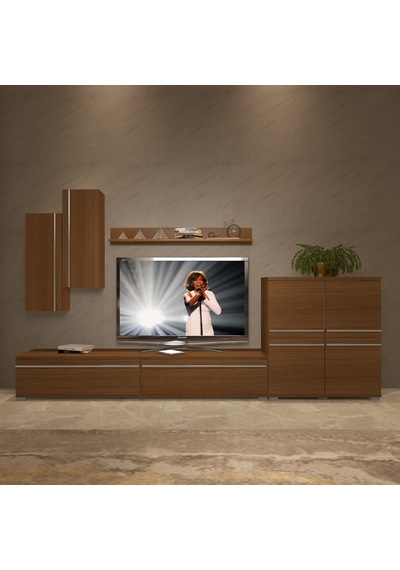 Decoraktiv Eko 6 Mdf Std Tv Ünitesi Tv Sehpası Ceviz