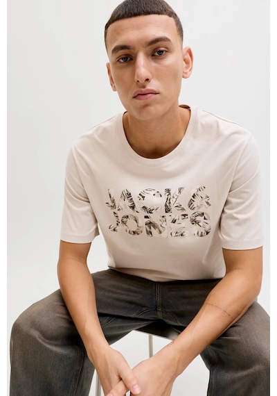 Jack & Jones Erkek T Shirt 12288536 Taş Taş