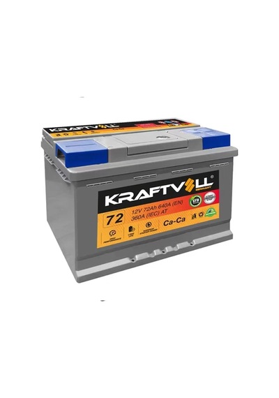 18050002 - 12v 72ah 720a Start Stop Efb L3t 175 275 190 - Kraftvoll