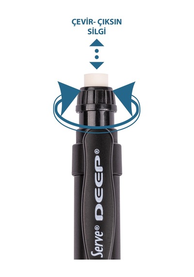 Serve Deep M.kursun Kalem Pre Metalik 6 Lı Pet