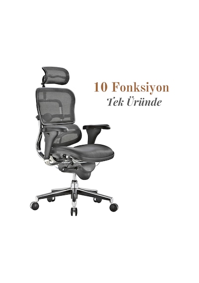 Casella Enjoy Fileli Yönetici Koltuğu Ofi S Koltuğu Ergonomik, Şık Ve Fonksiyonel Siyah