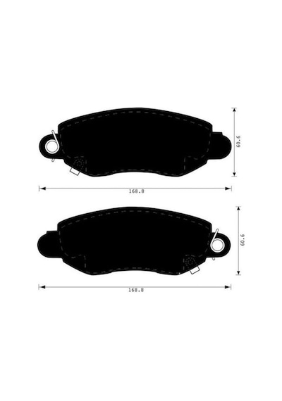 MAGNETTI MARELLI 323700001400 Fren Balatası Ön Transit V184 02-06 Arkadan Çekıslı