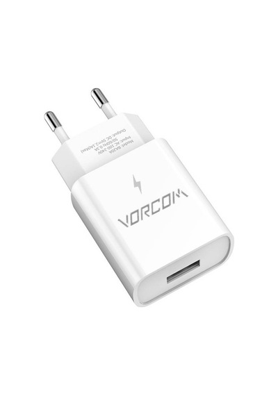 Vorcom V75 Beyaz Type-C 2100 Mah Şarj Seti