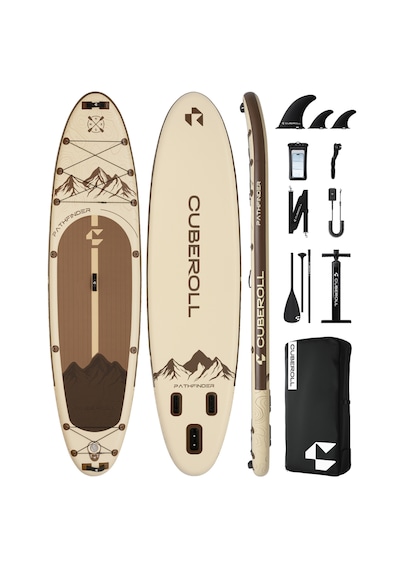 Cuberoll Pathfinder Brown 351x89x15 Cm Şişme Stand Up Paddle Board Sup Seti 225 Kg