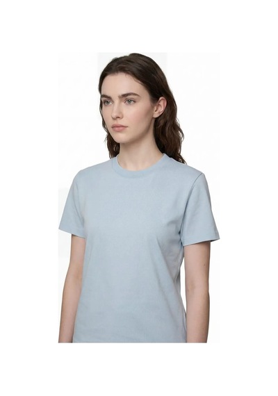 Boxy Fit Kadın Tshirt K.kol Soft Blue