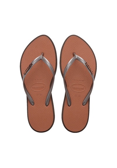 Havaianas Slim Point Dark Brown Kadın Terlik 41-42 Kahverengi