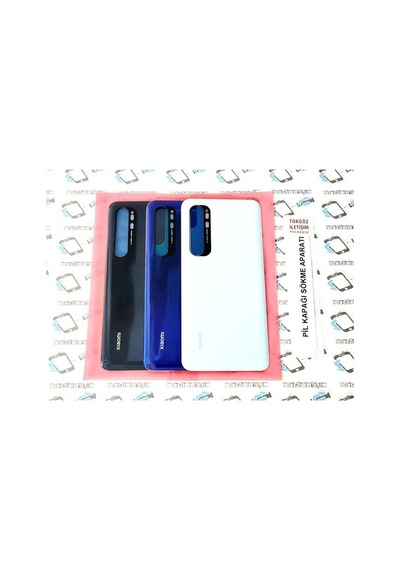 Xiaomi Uyumlu Mi Note 10 Lite Arka Kapak Batarya Pil Kapağı (Cam) (493887009)