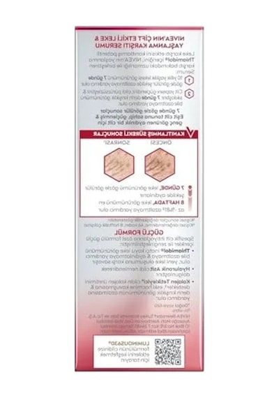 Hyaluronik Asit İçeren Leke Ve Yaşlanma Karşıtı Serum 30 Ml