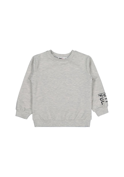 Civil Girls Basic 2-5 Yaş Sweatshirt - Ekru Ekrumelanj