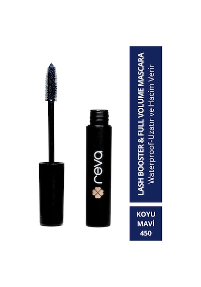 Reva Lash Booster & Full Volume Color Mascara 450 Koyu Mavi