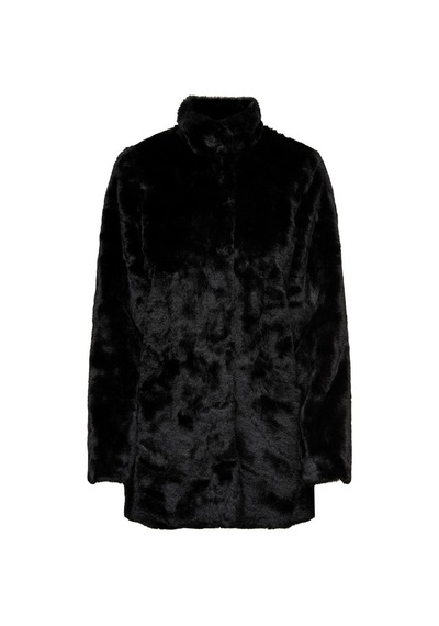 Only Onlvıda Faux Fur Coat Otw Siyah