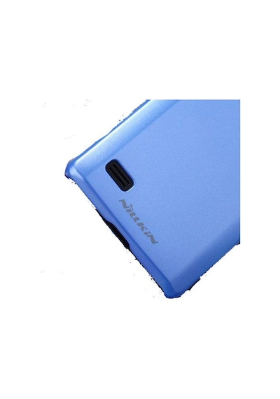 Nillkin Optimus L9 İle Uyumlu Parlak Sert Kauçuk Kılıf Mavi