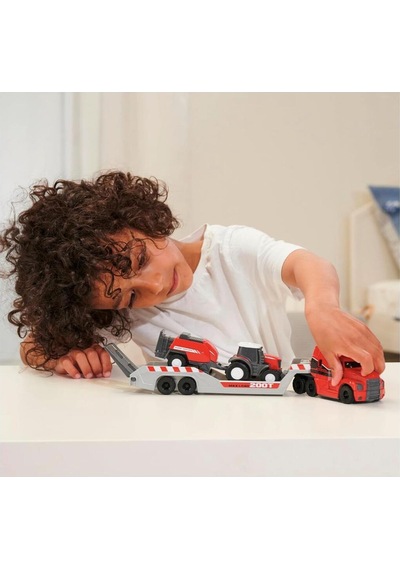 Dickie Toys Massey Ferguson Mikro Çiftlik Kamyonu Traktör Ve Römorklu 203735004