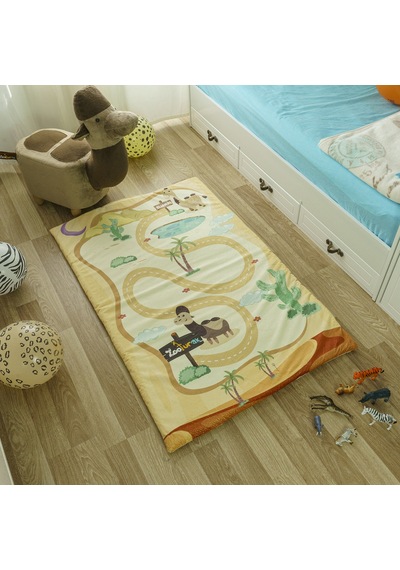 Zooturak Peluş Çocuk Matı Deve Eljamal 100cm x 150cm