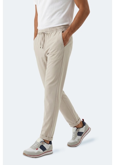 Slazenger Espıno Erkek Cepli Gri Eşofman Altı