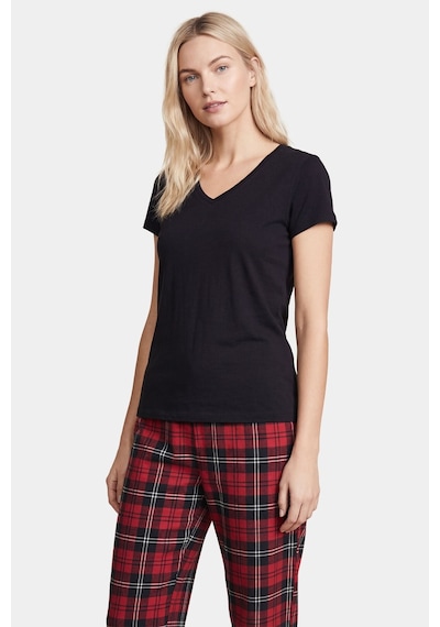 Türen Kadın Ekoseli Pijama Takımı T3618/kırmızı Çok renkli
