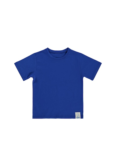 Civil Boys Basic Surf Etiketli 2-5 Yaş Tişört - Mavi Saks Mavisi
