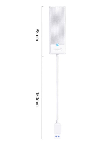 Orico 4 Portlu Usb 3.0 Yüksek Hızlı 5 Gbps Hub Çoklayıcı Beyaz