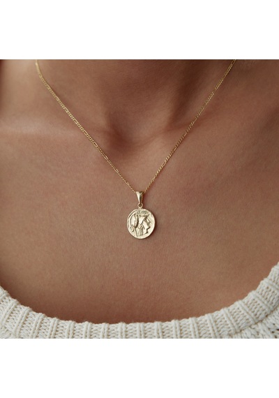 Type 5 Madalyon Kolye Sarı