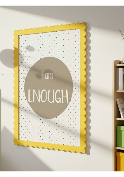 I Am Enough Dijital Baskı Poster Haki Çerçevesiz