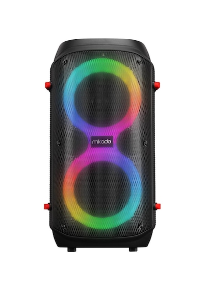 Mikado MD-601KP 7.4V 3000 mAh 40W Bluetooth-USB-TF-FM Led Işıklı Kablosuz Mikrofonlu Toplantı Anfisi