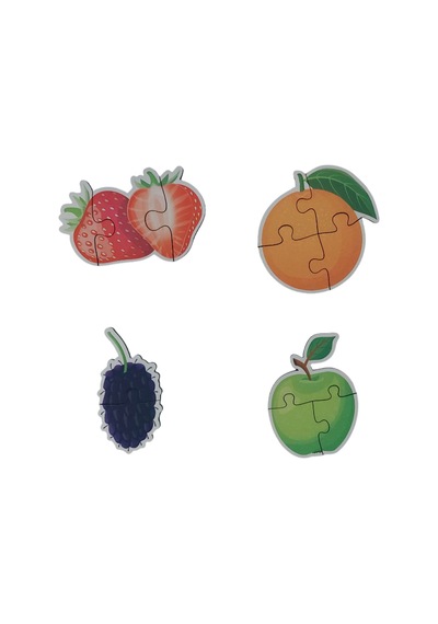 Meyveler Fruits / 17 Adet Puzzle Yapboz Puzzle / 42 Parça