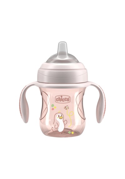 Chicco Yumuşak Uçlu Geçiş Bardağı Kız Pembe Pembe