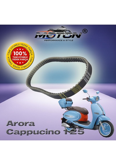 Arora Cappucino 125 Varyatör Kayışı - Dayanıklı Güçlendirilmiş Yapılı Tayland Üretimi