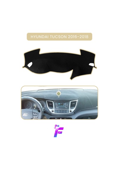 Hyundai Tucson 2016-2018 Araca Özel Torpido Örtüsü Ön Göğüs Kılıfı Tam Koruma Tc79 Torpido Halısı
