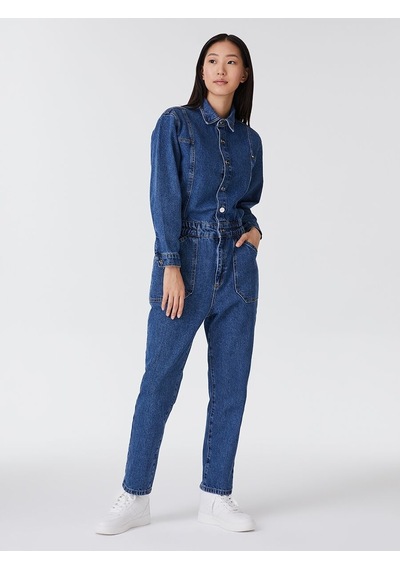 LOFT Regular Fit Kadın Tulum Lf2031248 Q1.v1 Denim