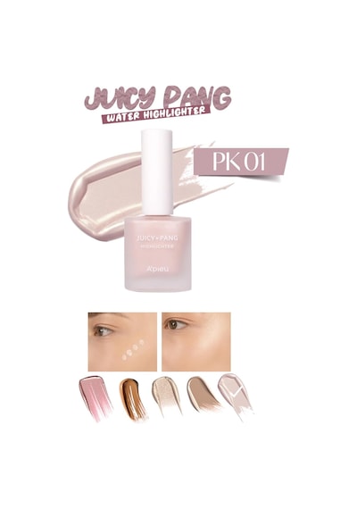 Mıssha İnci Tonlu Likit Aydınlatıcı Parlak Görünüm Sunan Apieu Juicy Pang Highlighter Pearl Pk01 Çok Renkli